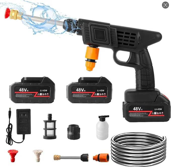 Cordless Portable High Pressure Water Spray Washer