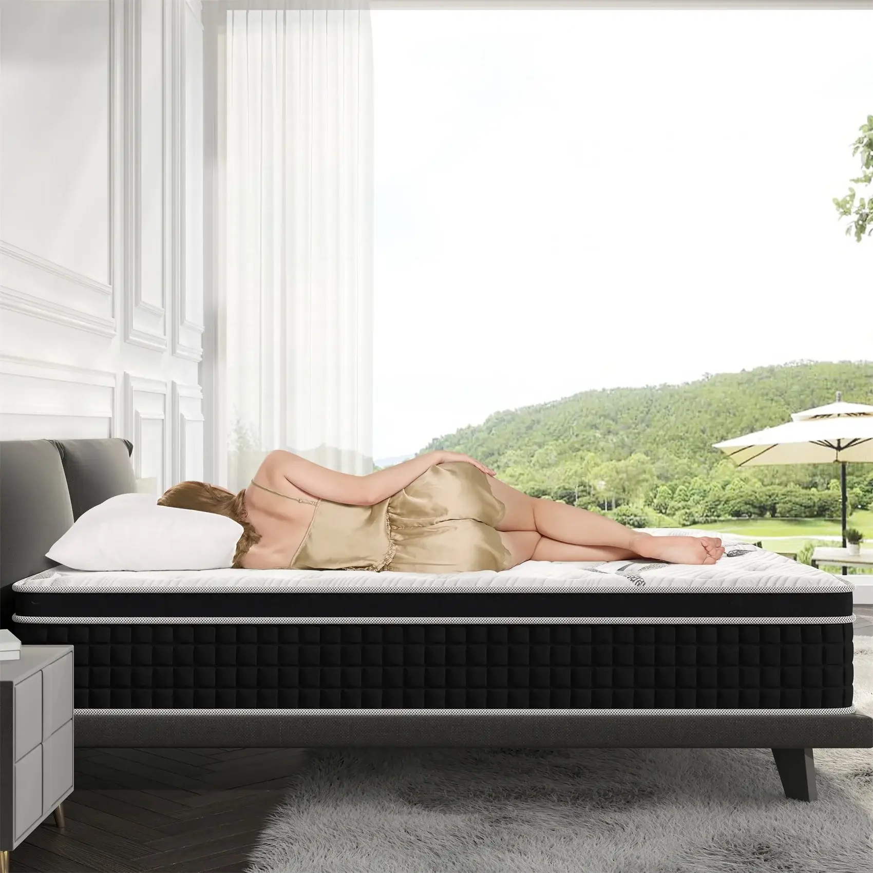 12-inch Hybrid Gel Memory Foam Mattress in a Box