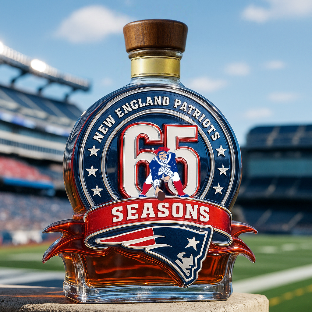 New England Patriots Limited Edition Whiskey Bottle