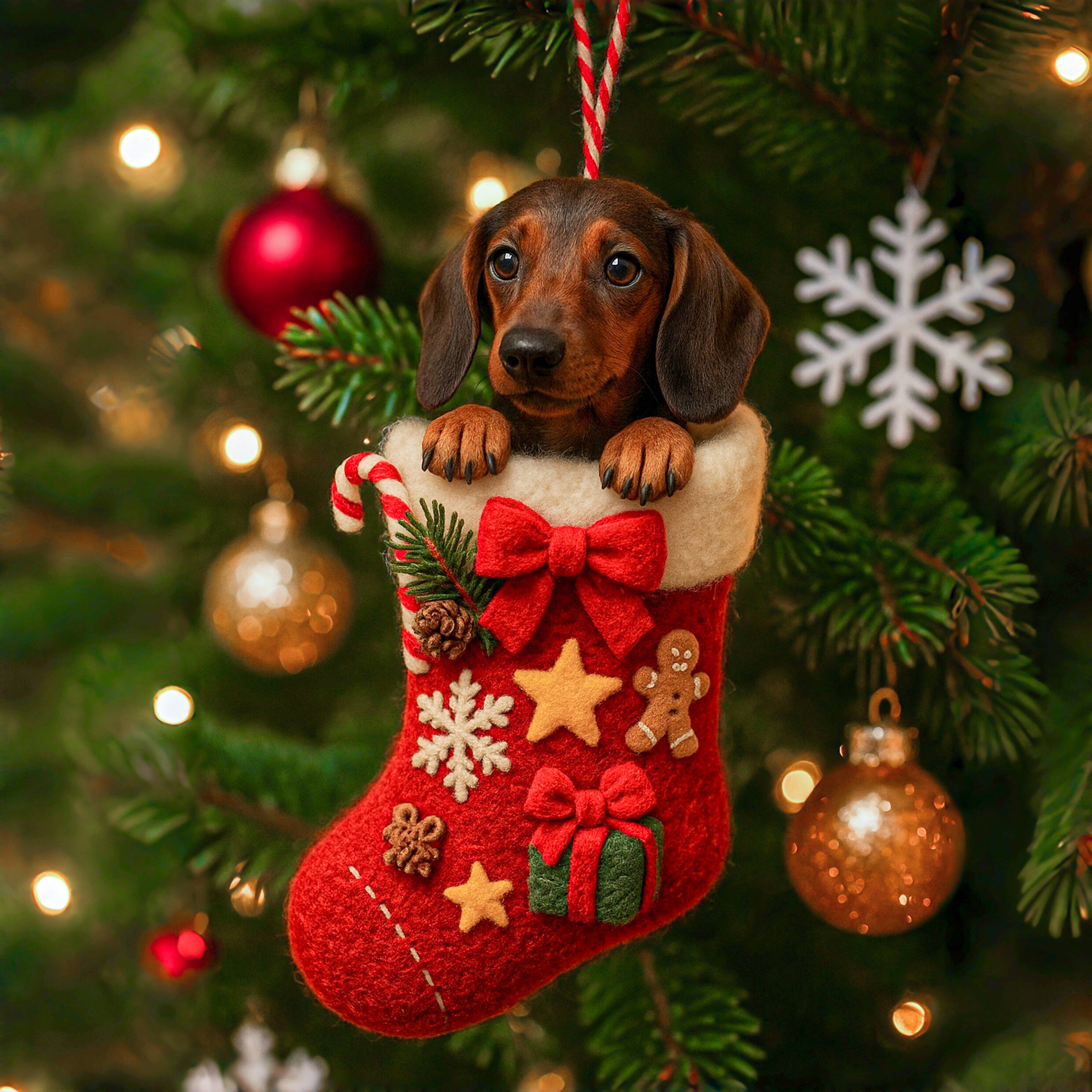 Puppy Stocking Ornaments