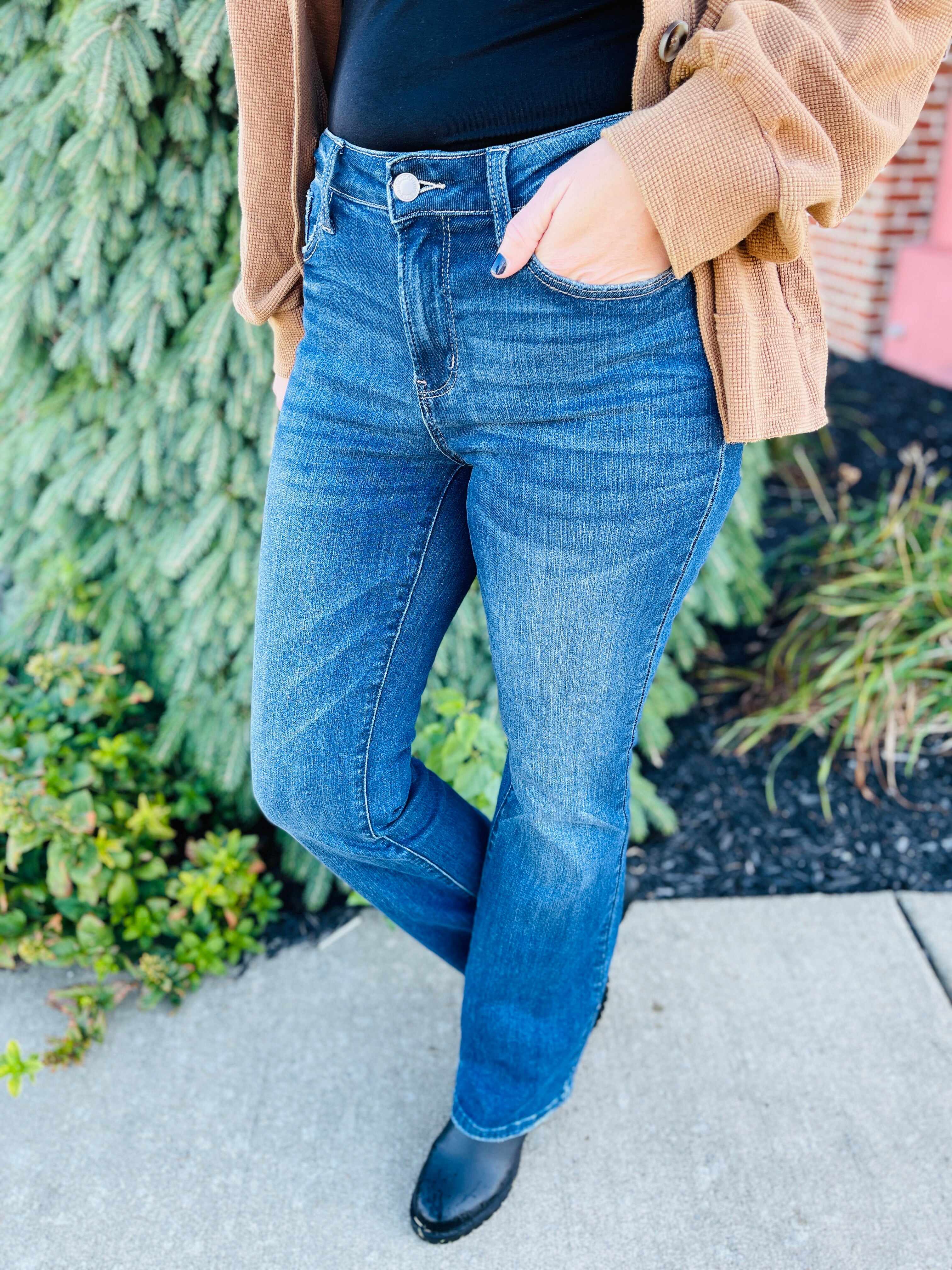 Plus/Reg Mid Rise Shaking In My Bootcut Jeans