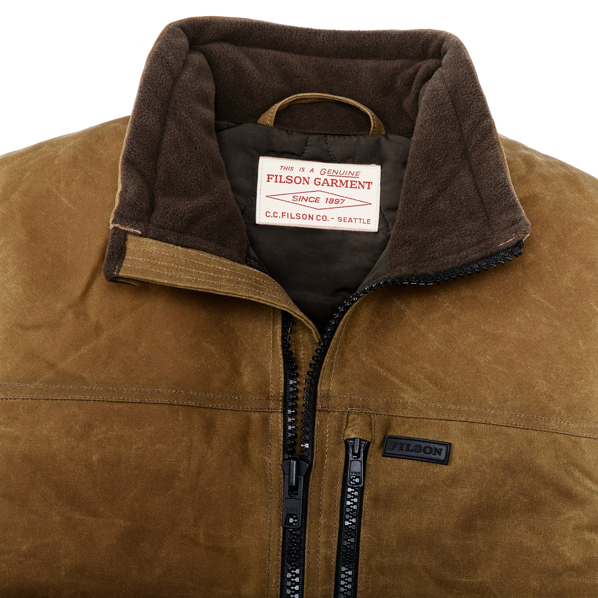 Tin Cloth Primaloft® Vest - Dark Tan 2