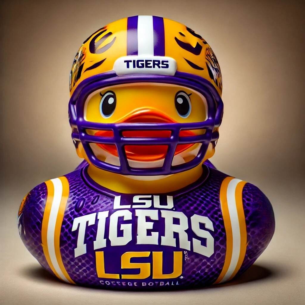 College Football Rubber Duck