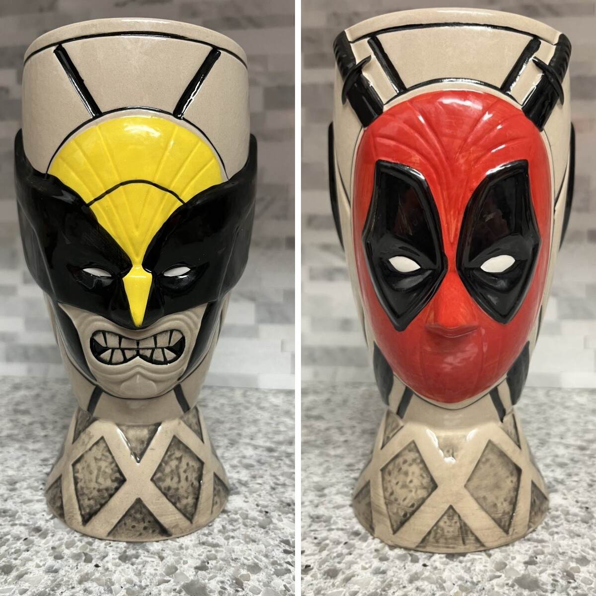 Deadpool And Wolverine Ceramic Chalice Cup