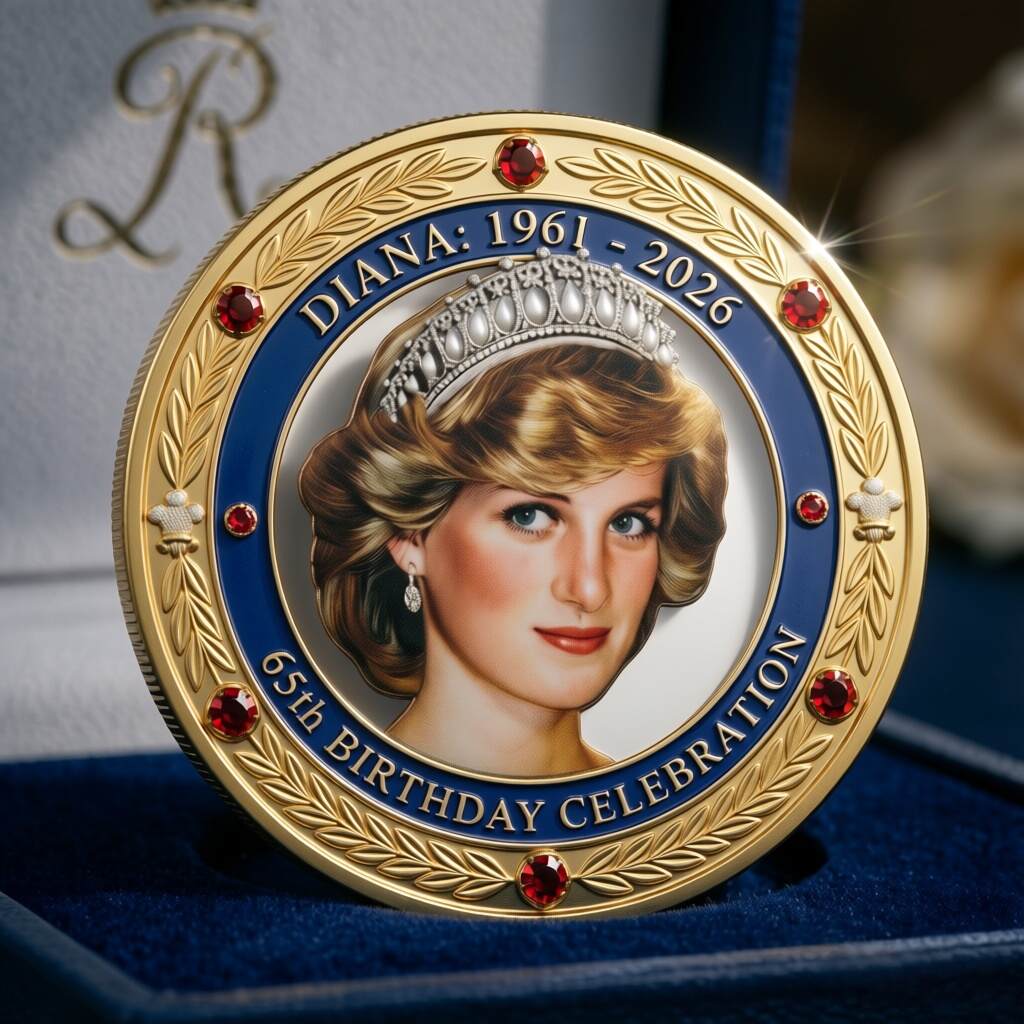 Princess Diana 65th Anniversary Commemorative Coin