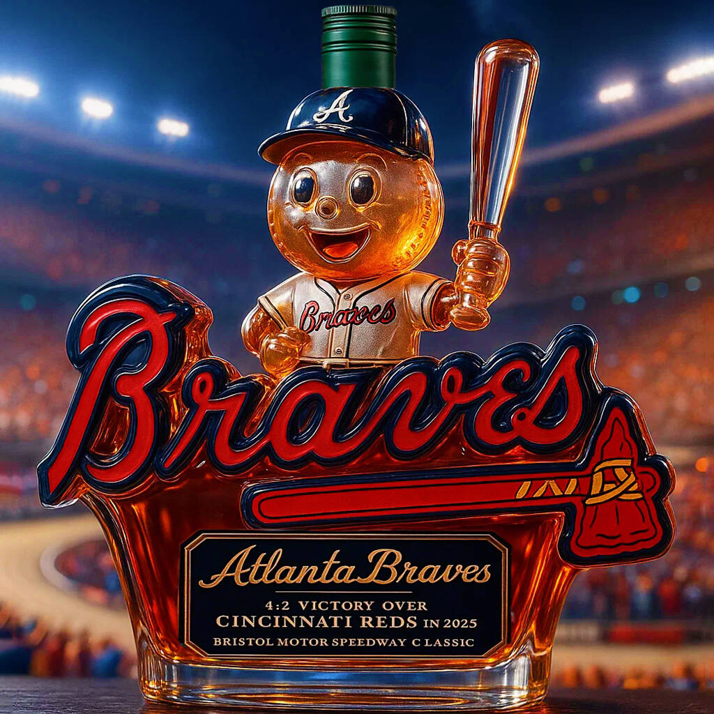 Bristol MLB Speedway Classic Championship Whiskey Bottle