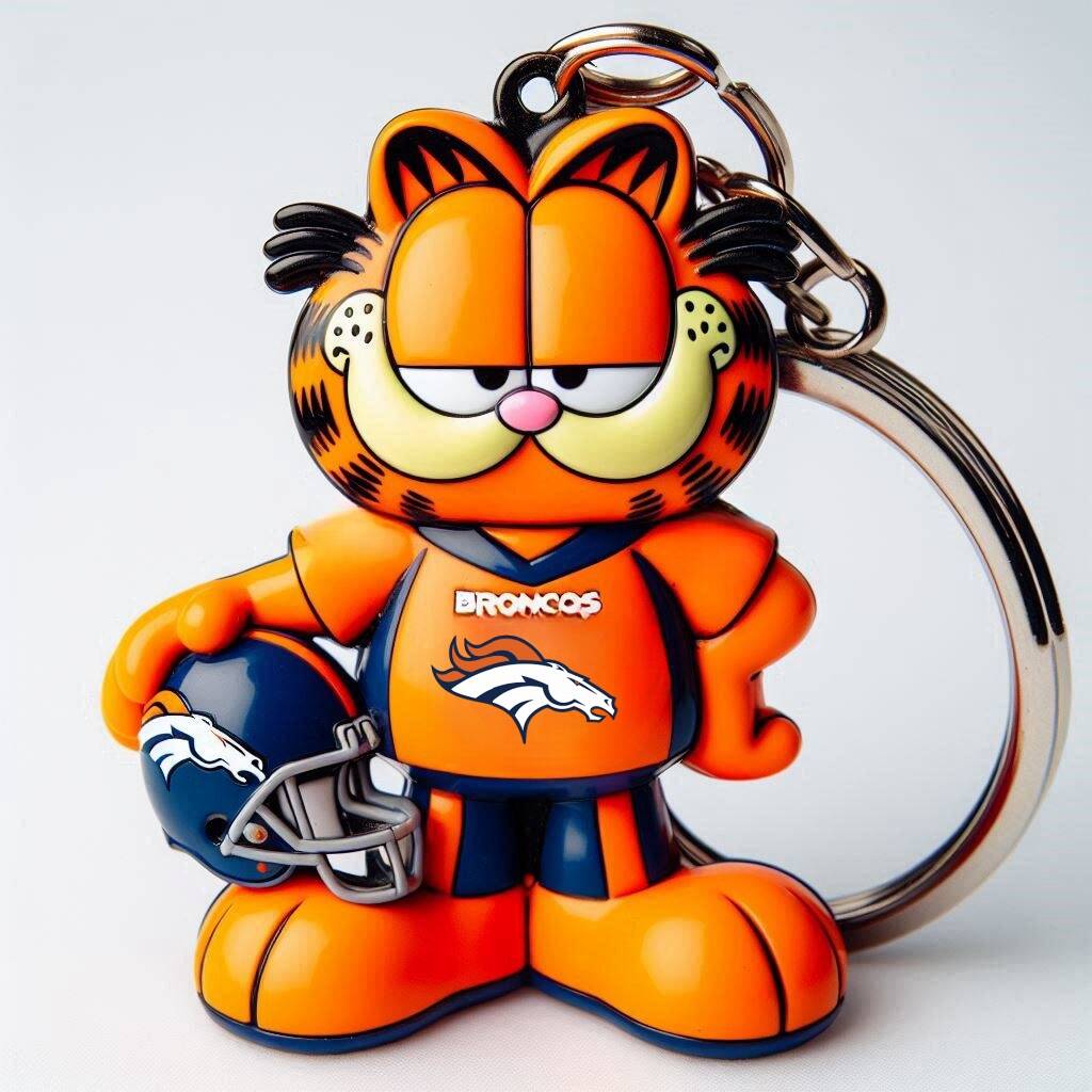 NHL Team Spirit Garfield Keychain