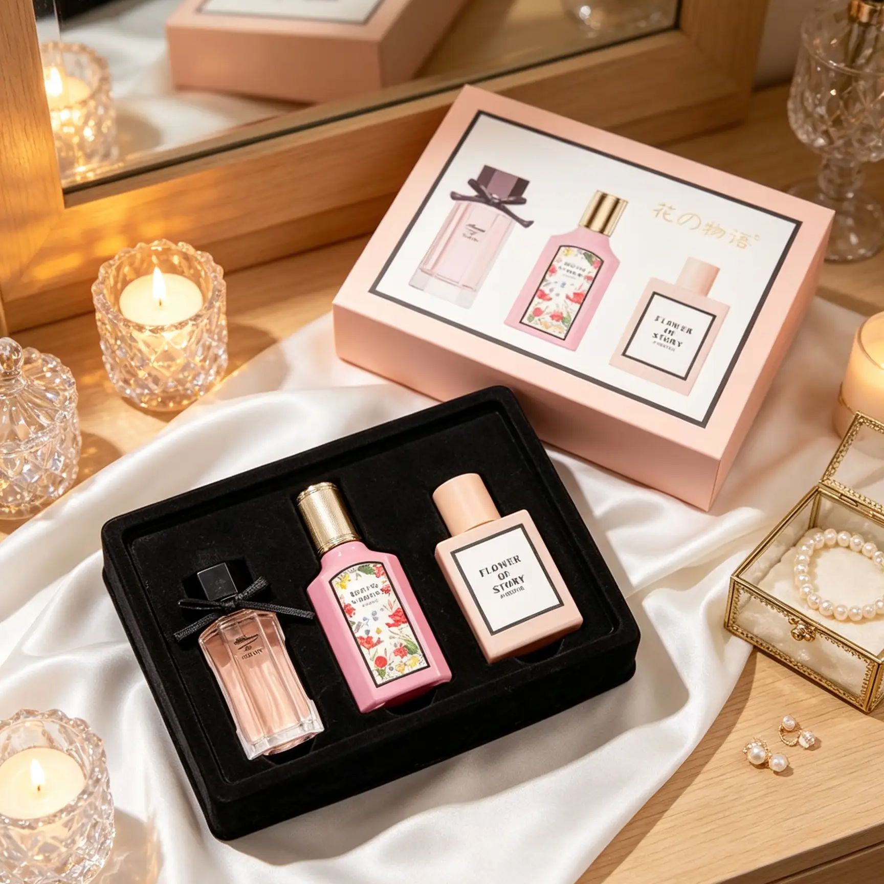 Hana Monogatari 4-Piece Mini Women Perfume Gift Set  25ml*4