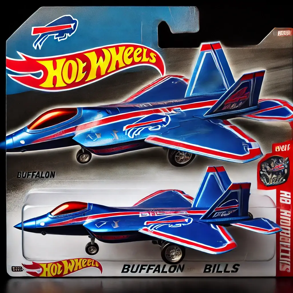 Hot Wheels x NFL F-22 Fighter