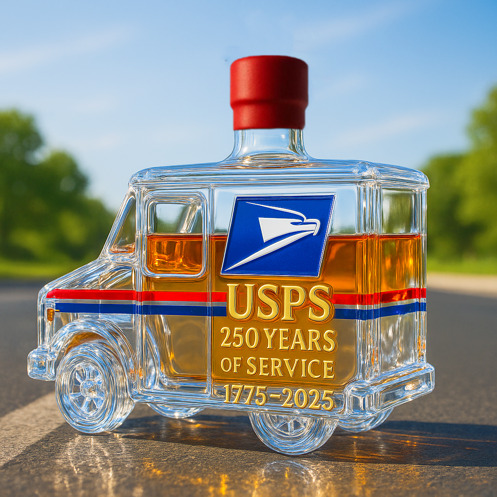 USPS 250th Anniversary Whiskey Bottle