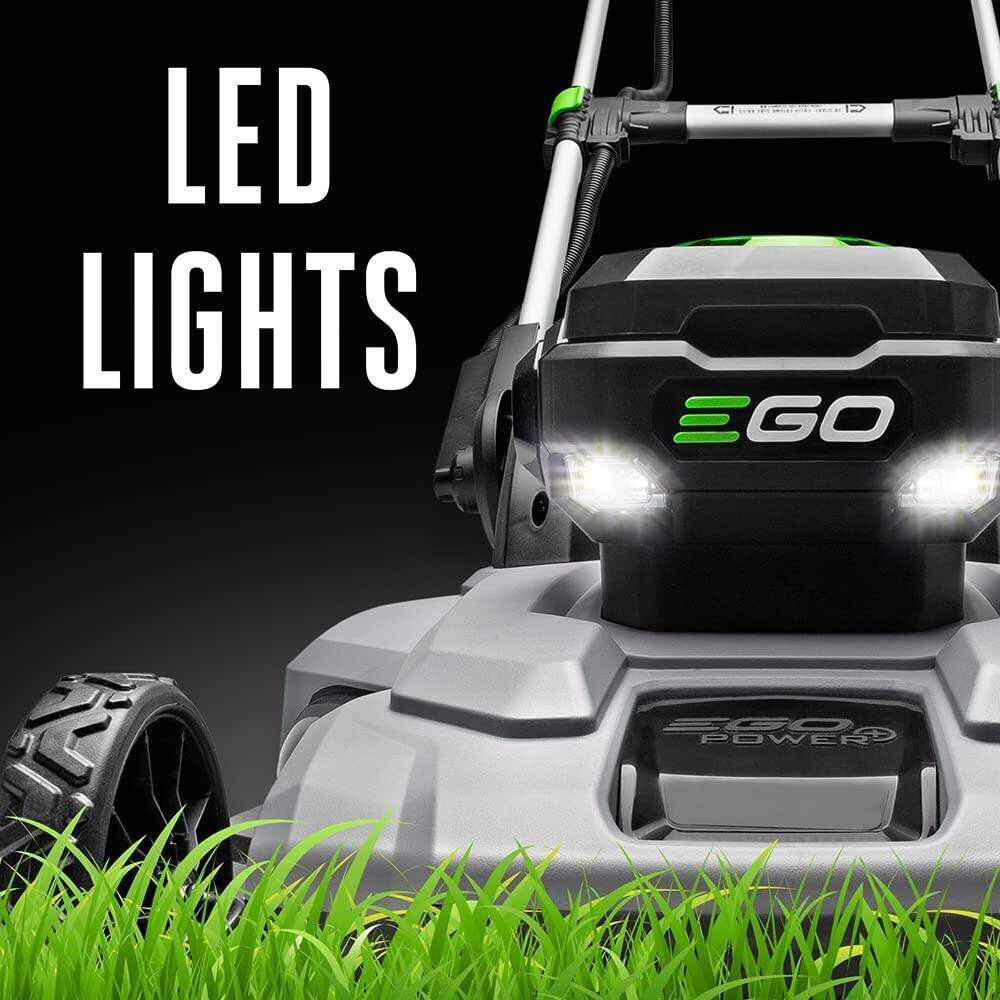 Power+ LM2102SP-A 21-Inch 56-Volt Lithium-ion Self-Propelled Cordless Lawn Mower (2) 4.0Ah Battery and Rapid Charger Included,Black