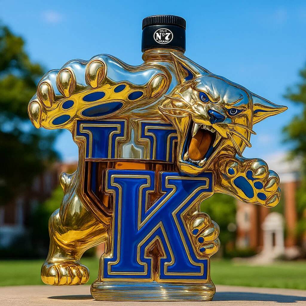 University of Kentucky Wildcats Limited Edition Whisky Bottle