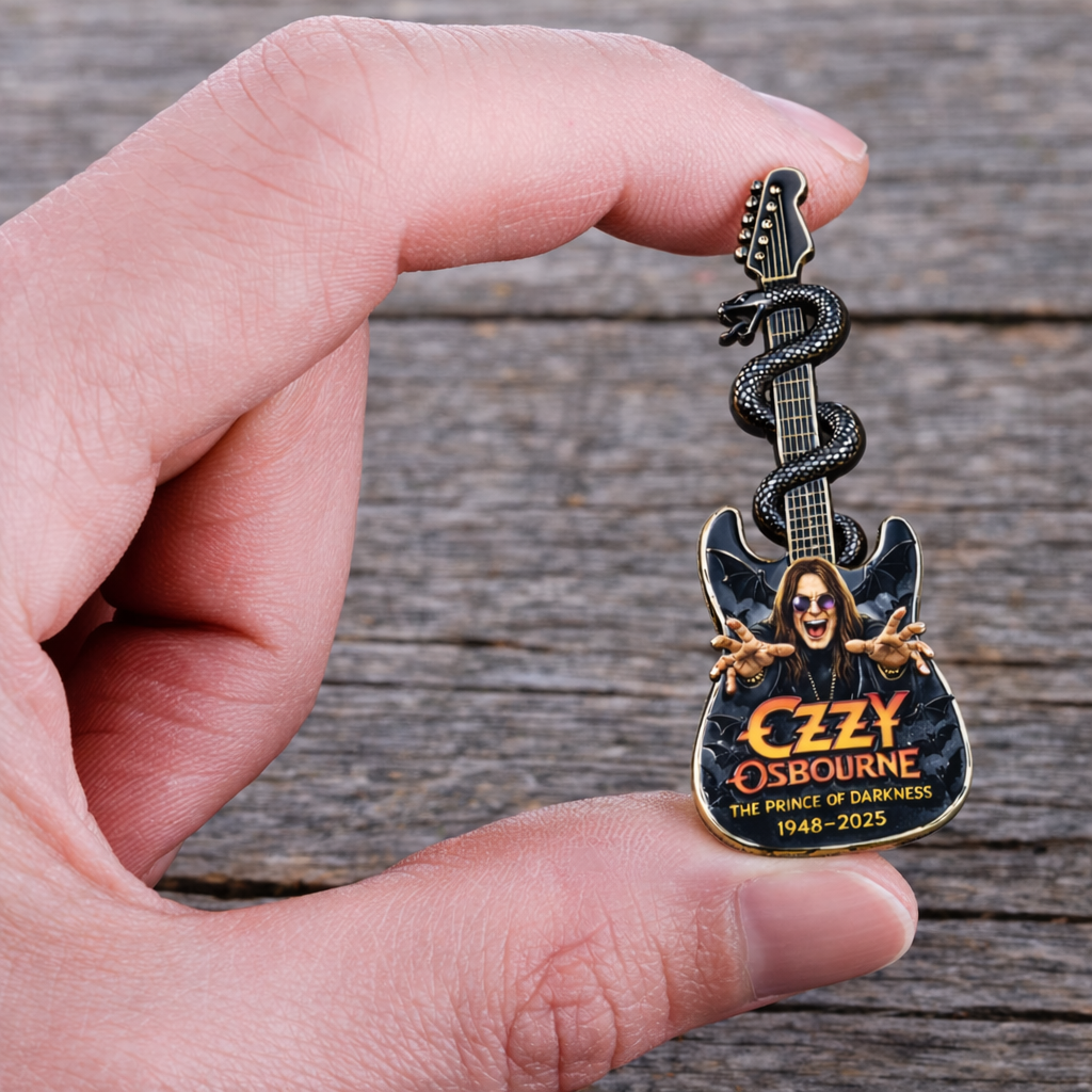 Ozzy Osbourne –The Prince of Darkness Commemorative Guitar Pin
