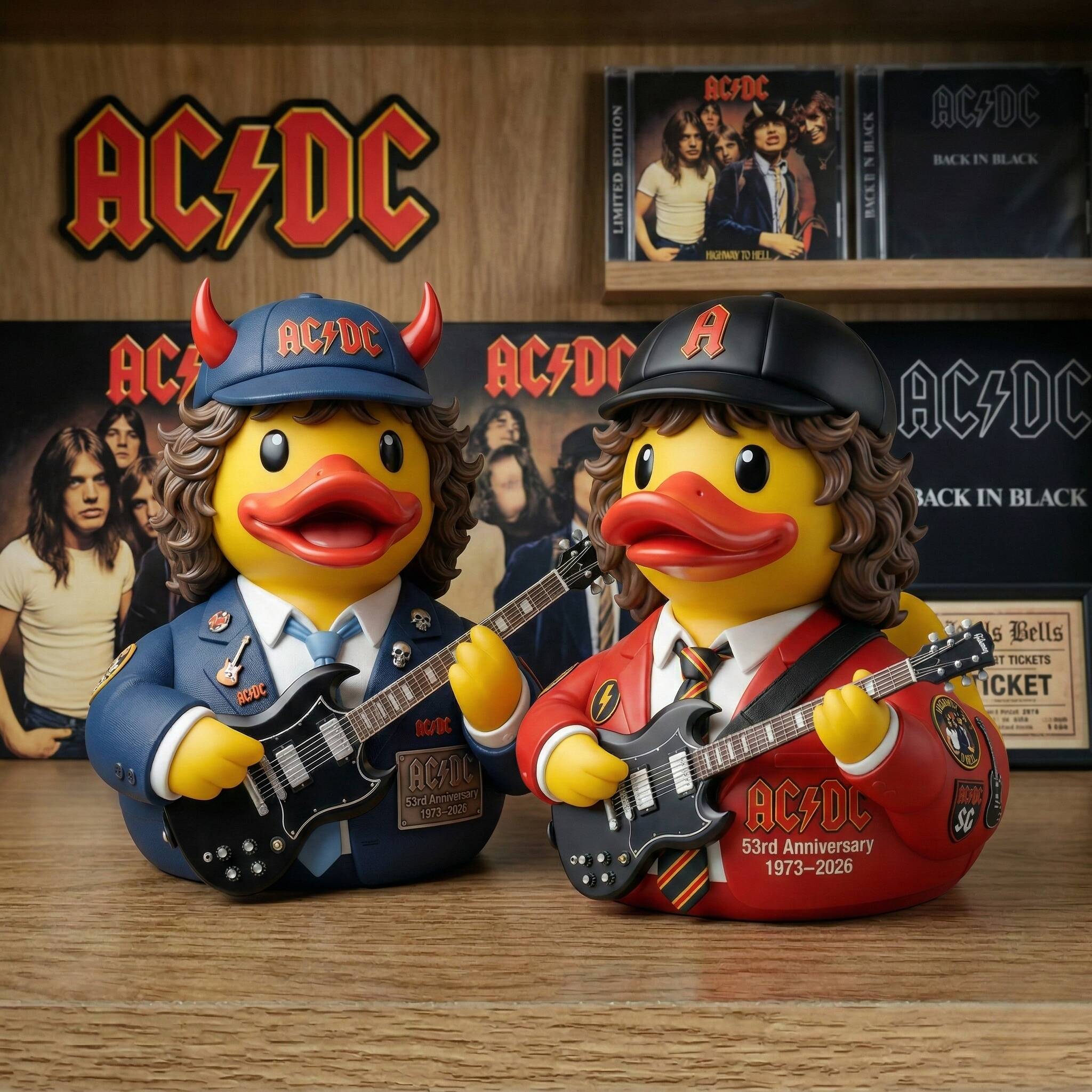 AC/DC 53rd Anniversary Rock Legend Duck(1973–2026)