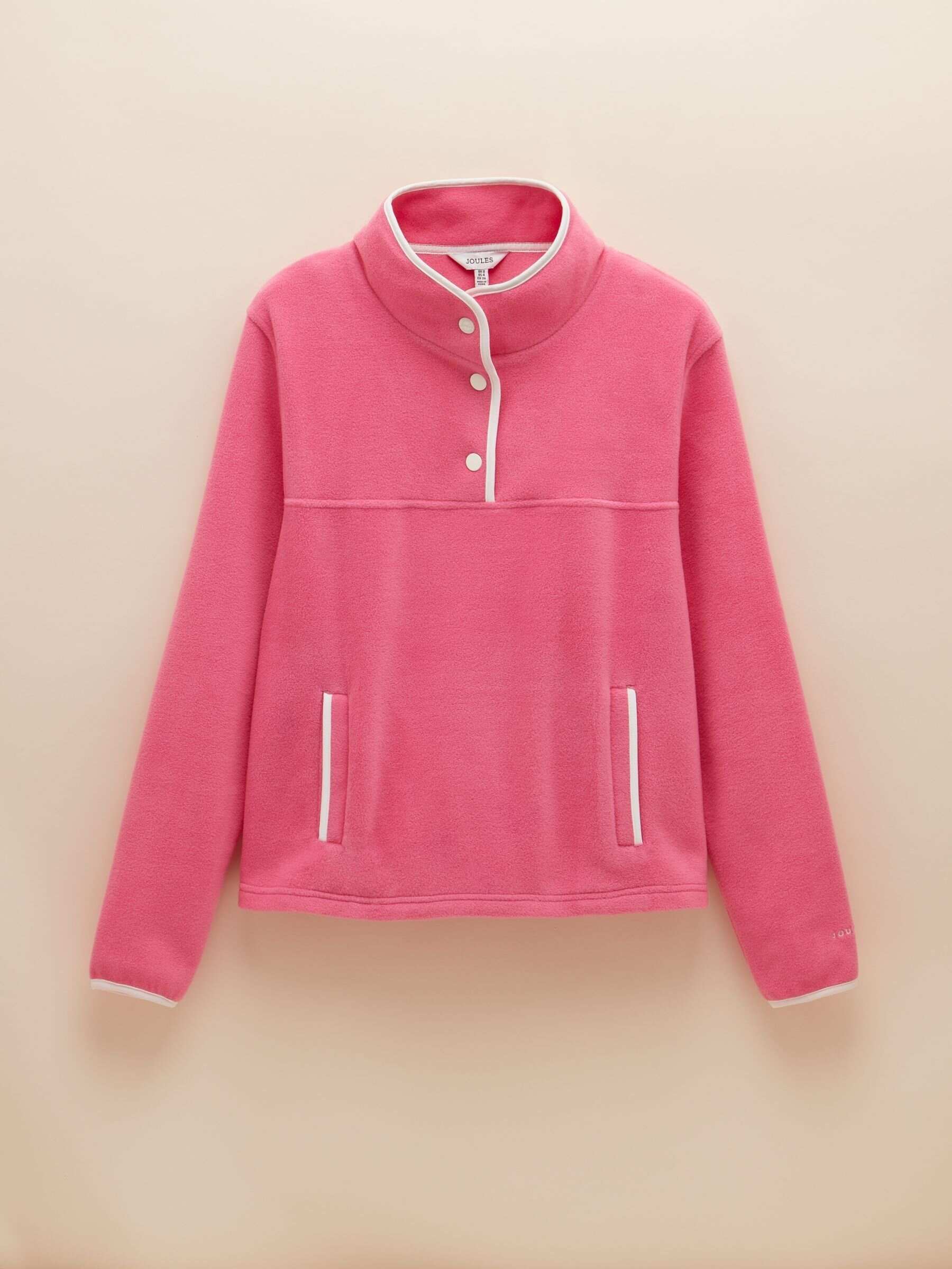 Lulworth Pink Funnel Neck Fleece