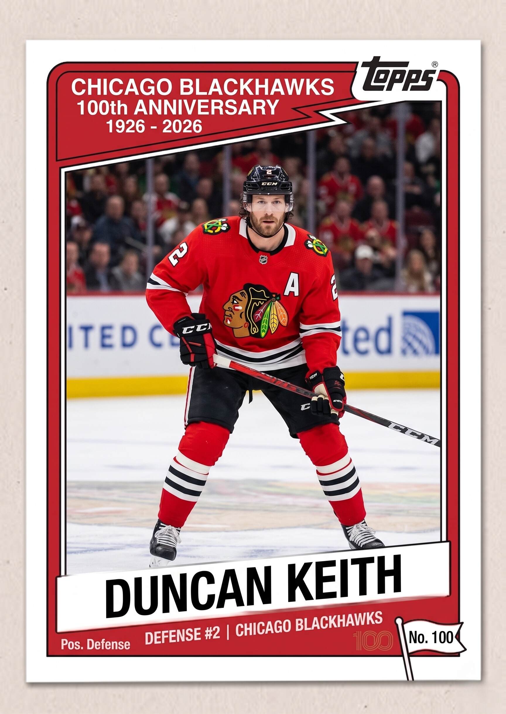 2026 Chicago Blackhawks 100th Anniversary Legacy Collection Hobby Box