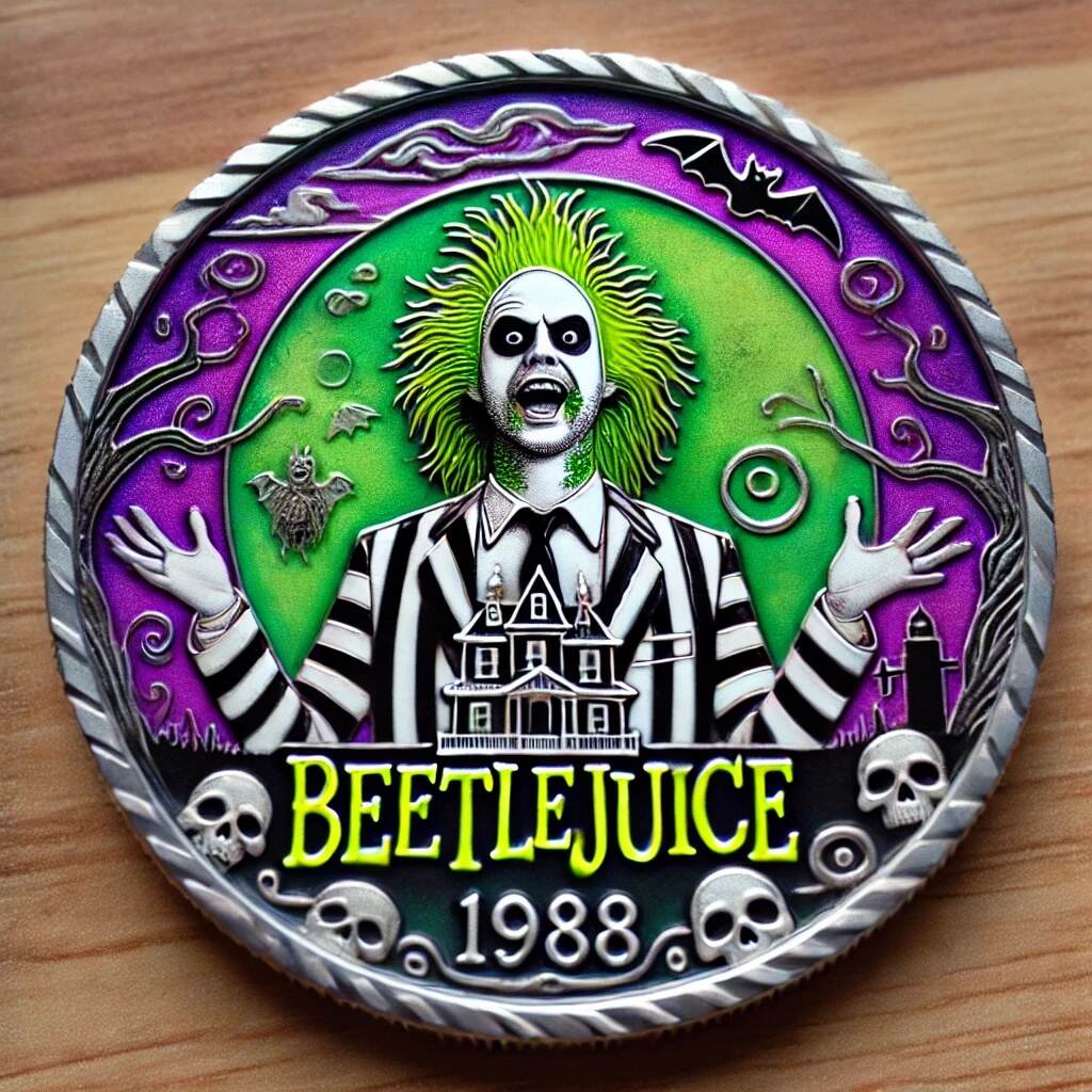 Beetlejuice commemorative coin