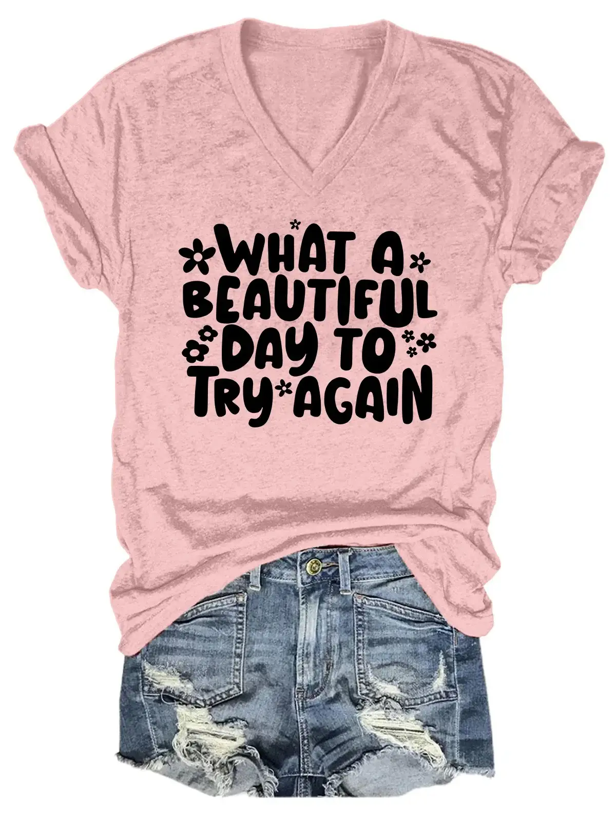 Mental Health It's A Beautiful Day Counselor Teacher ADHD Anxious Mental Health Awareness Casual Print T-shirt