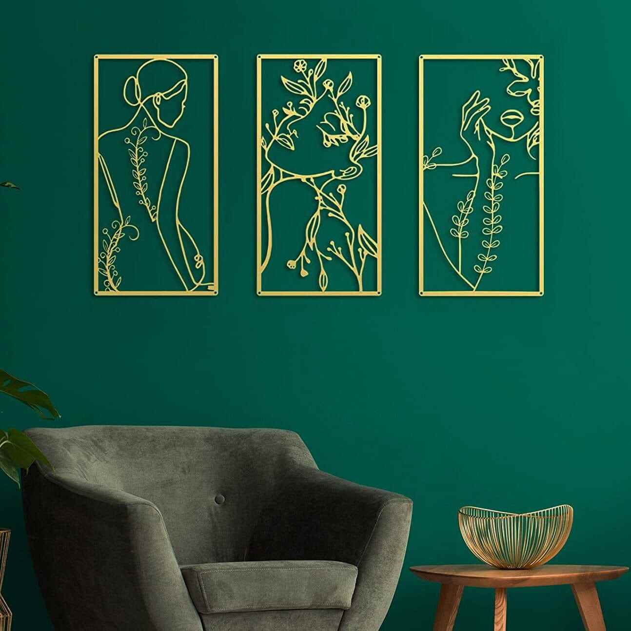 Abstract Metal Wall Art