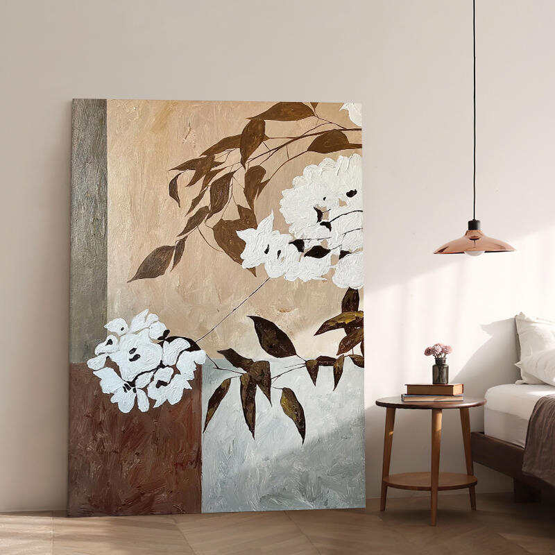 Hand-painted Wabi-sabi Wall Art