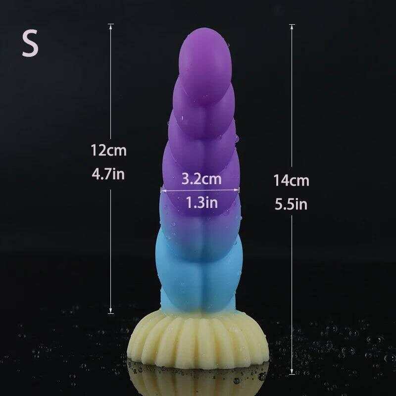 Realistic Monster Dildo – Giant Penis with Suction Cup for Anal and Vaginal Penetration