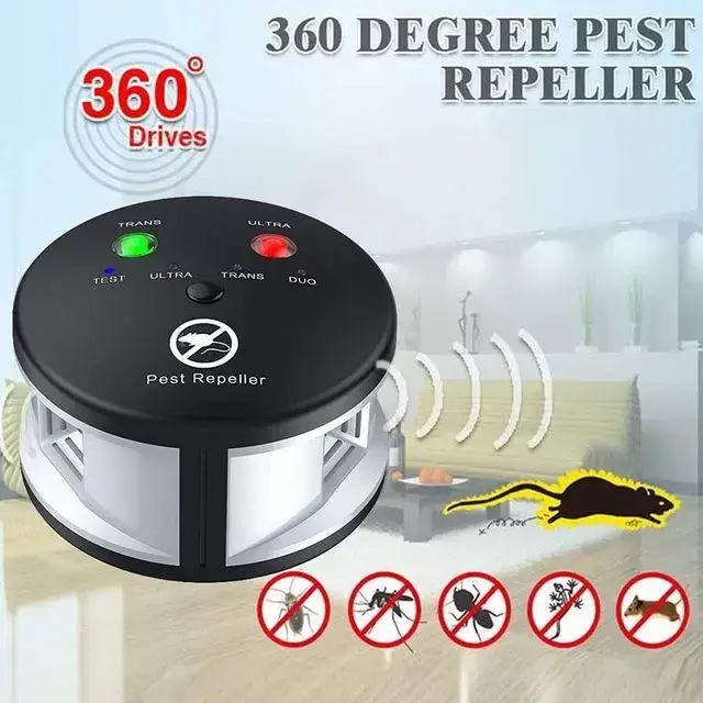 360 Degree Indoor Ultrasonic Mouse Repeller