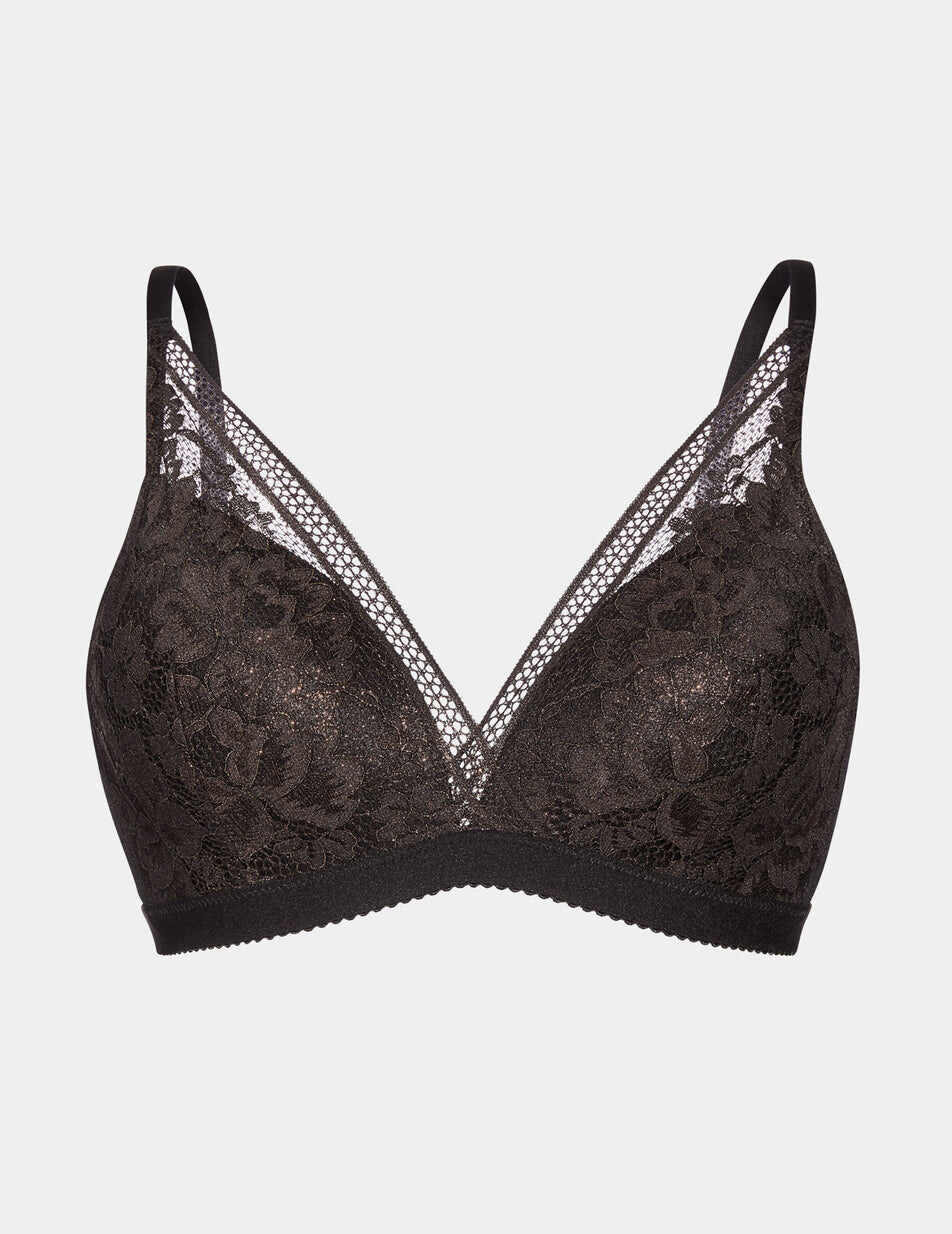 Lace Deep-V Bra