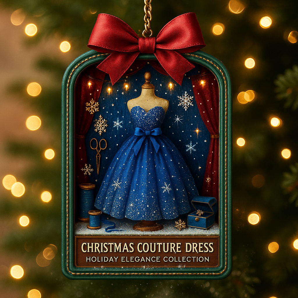 Christmas Couture Dress Ornament Collection