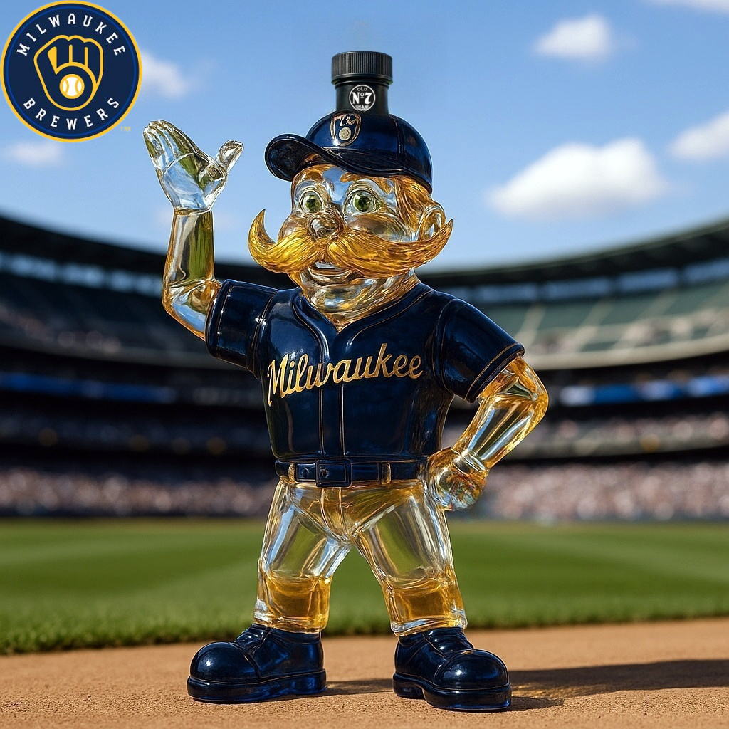 Milwaukee Brewers Limited Edition Whiskey Bottle