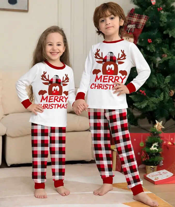 Christmas Family Matching Loungewear Pajamas Set