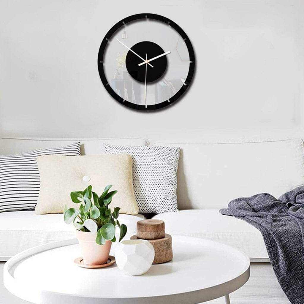 Minimalist Black Wall Clock