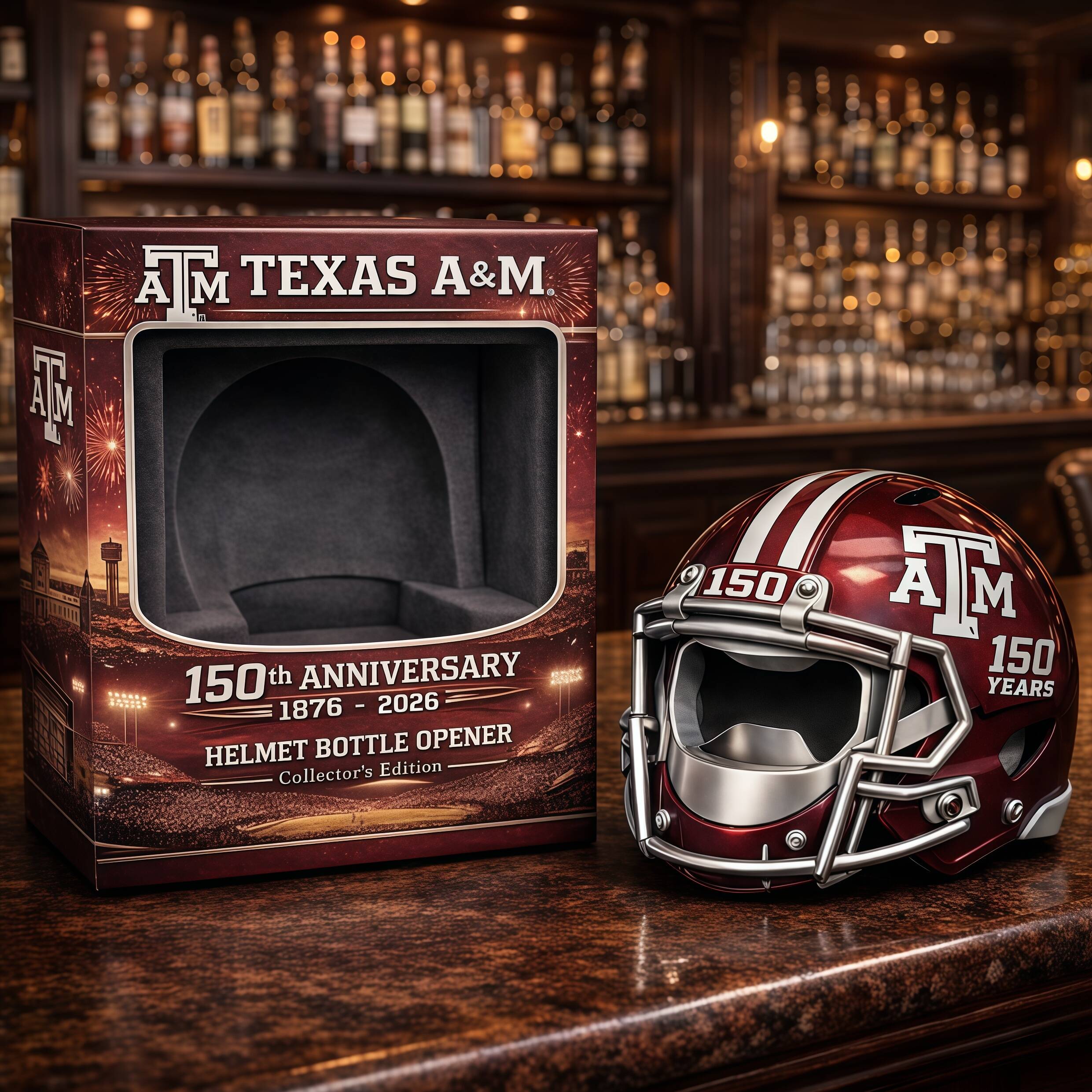 Texas A&M University 150th Anniversary Bottle Opener
