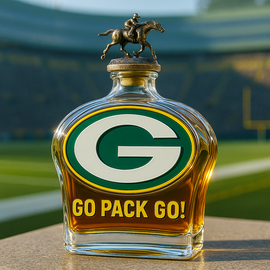 Green Bay Packers Whiskey Bottle