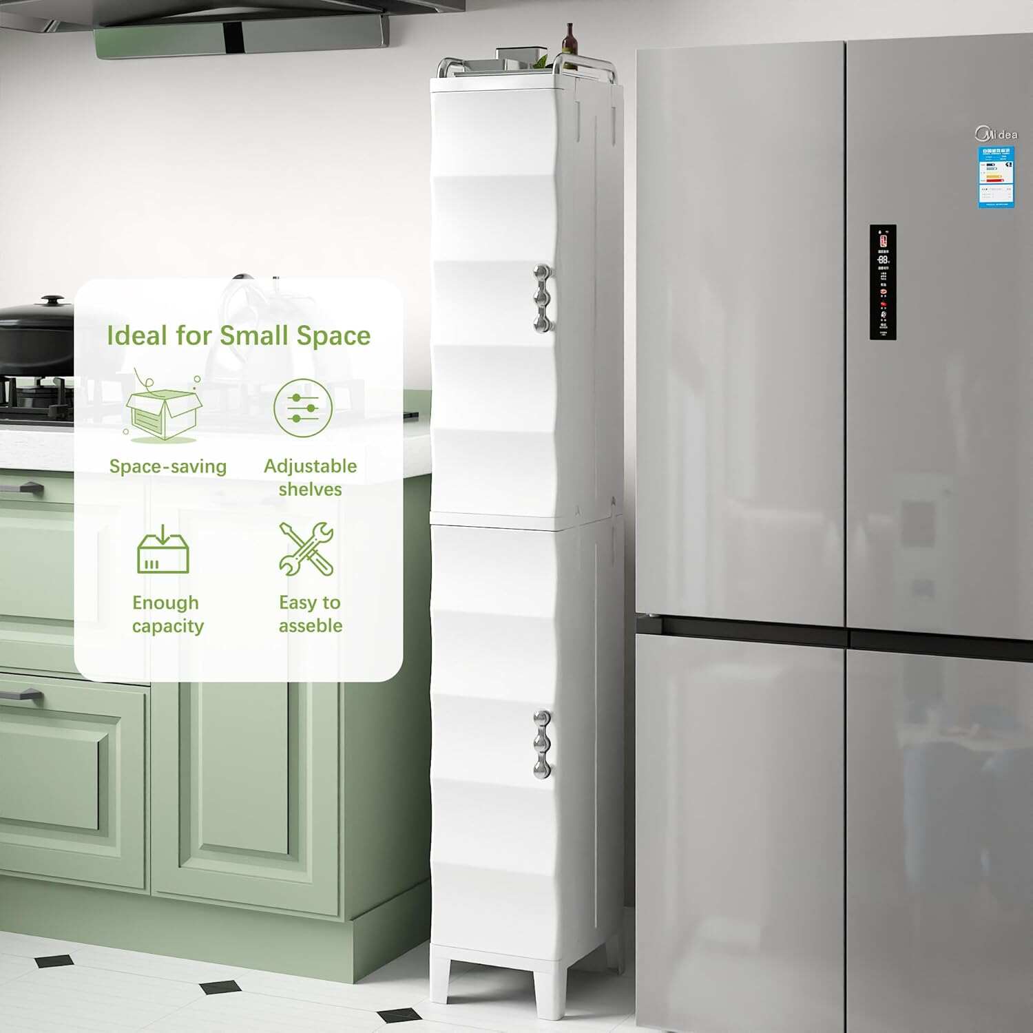 VECELO Narrow Storage Cabinet