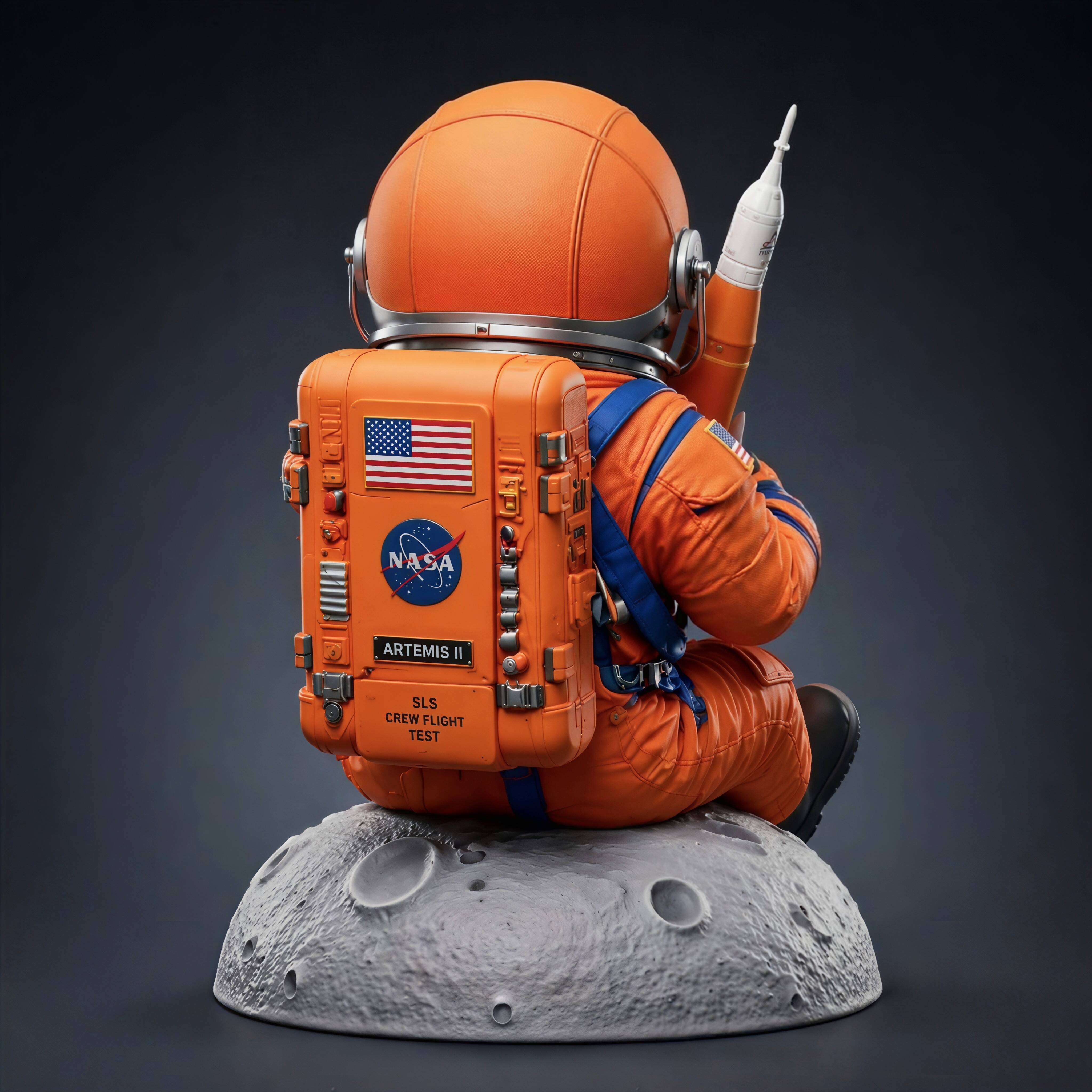 🚀 NASA Artemis II Astronaut Collectible Figure | Moon Mission Legacy 🌙