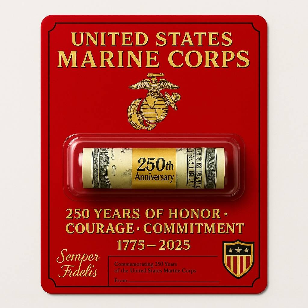 U.S. Military 250th Anniversary Money Holder