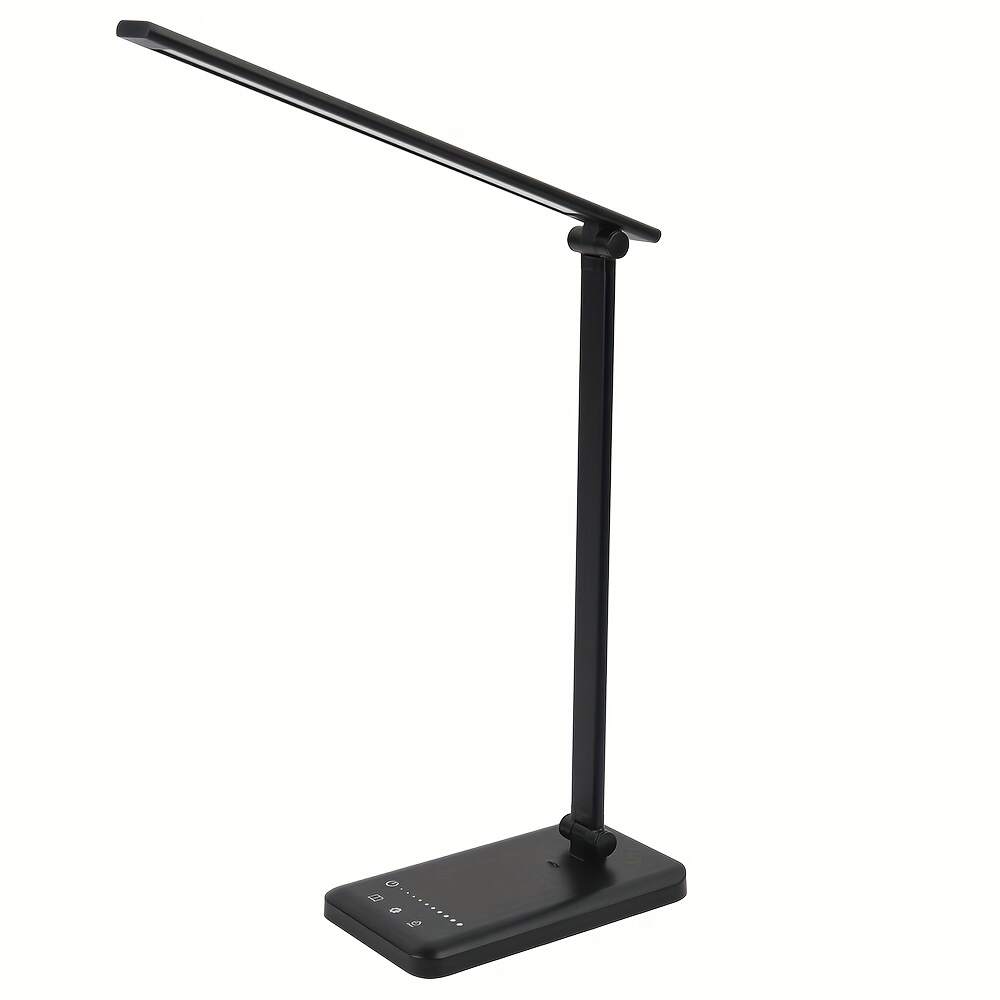 [Timer Desk Lamp] Adjustable Brightness/Color USB Plug-in Study Desk Lamp with 45-Minute Timer