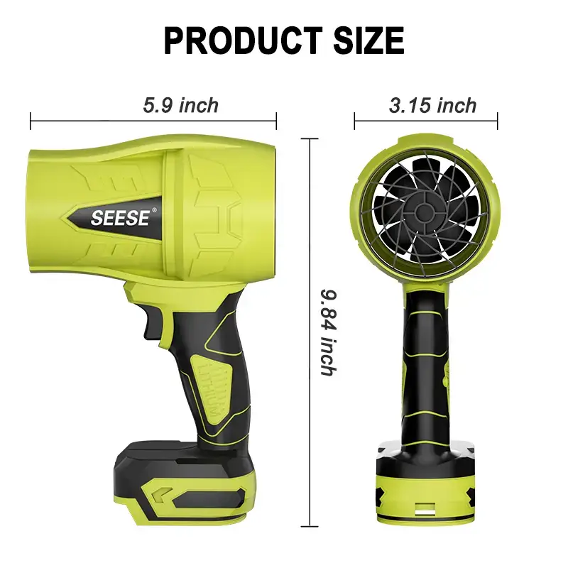 Turbo Jet Blower,Leaf Blower, Violent Turbo Fan, Pure Copper Motor,Car Drying After Wash, Handheld Snow Blower,Cordless Turbo Power Air Duster,Home Improve,Garden Mainte Holiday gifts