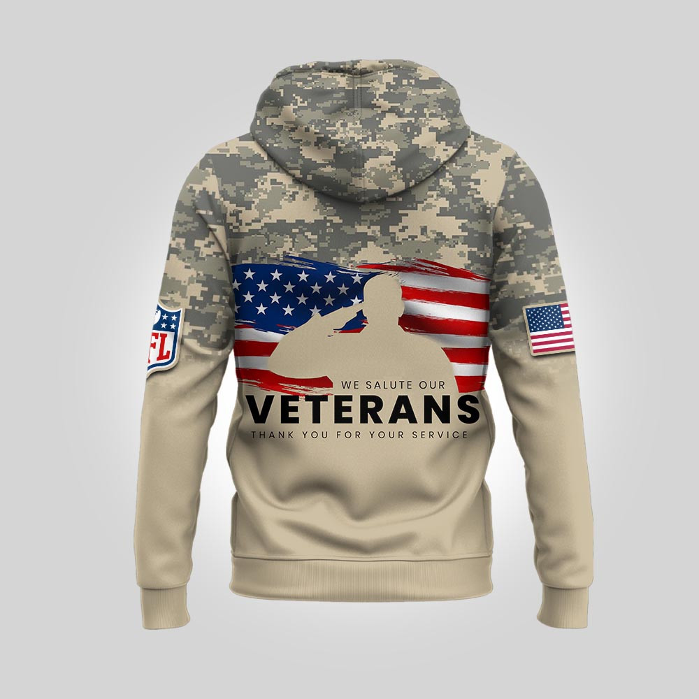 Denver Broncos | Premium NFL Thank You For Your Service 3D Hoodie NP
