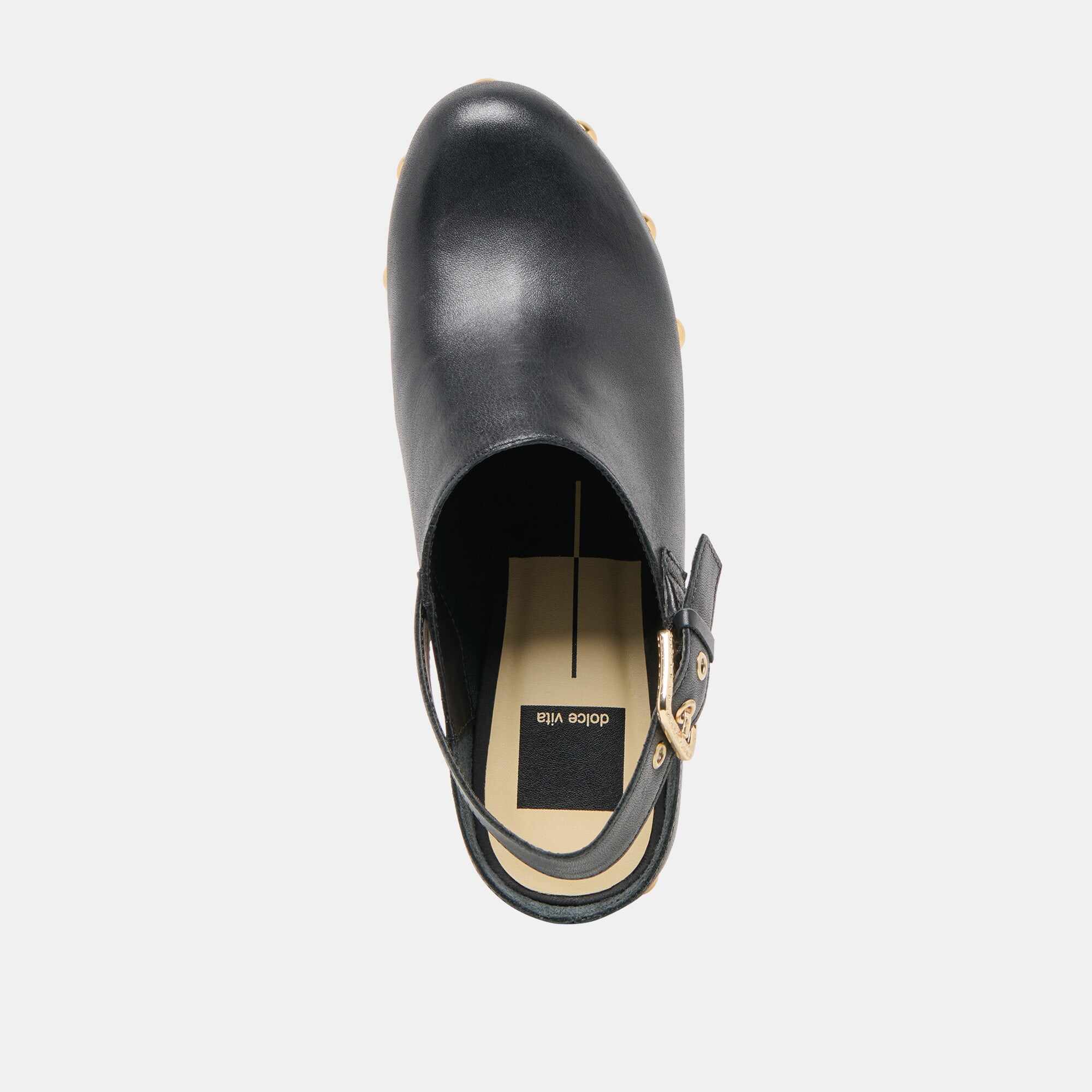 ADELAN CLOGS BLACK LEATHER