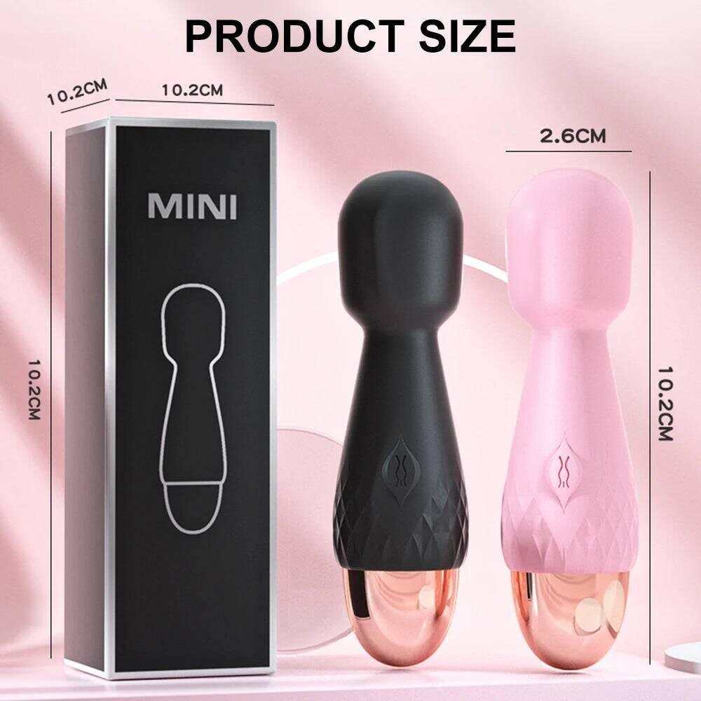 10 Modes Strong Vibration Mini Vibrator: Magic Stick USB Charging Massager, Clitoris and G-Spot Stimulator - Sex Toy for Women, Adults 18+