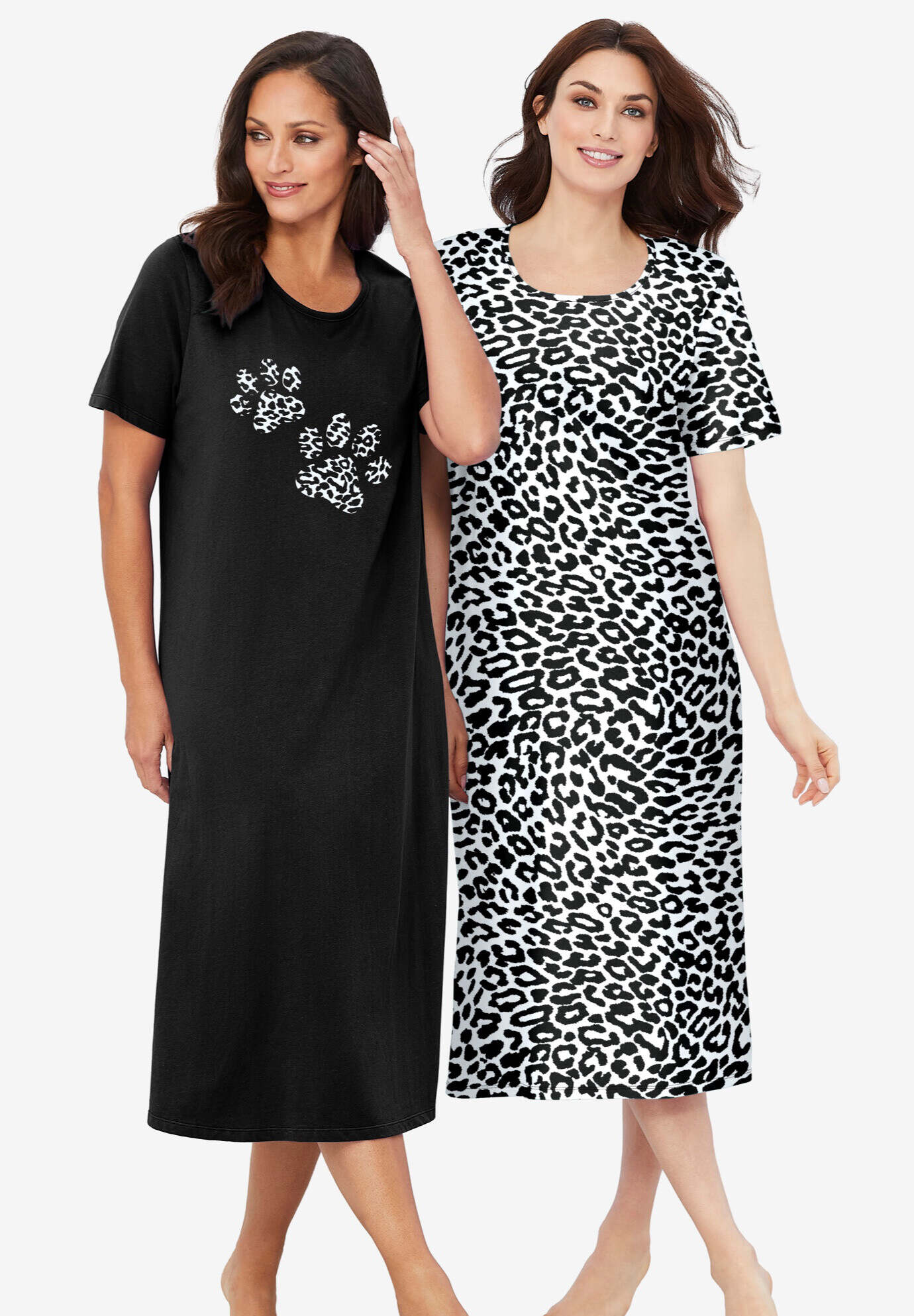 2-Pack Long Sleepshirts