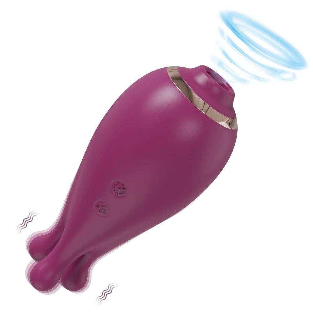 2-in-1 Clit Sucker & Vacuum Stimulator: Powerful Vibrator for Women