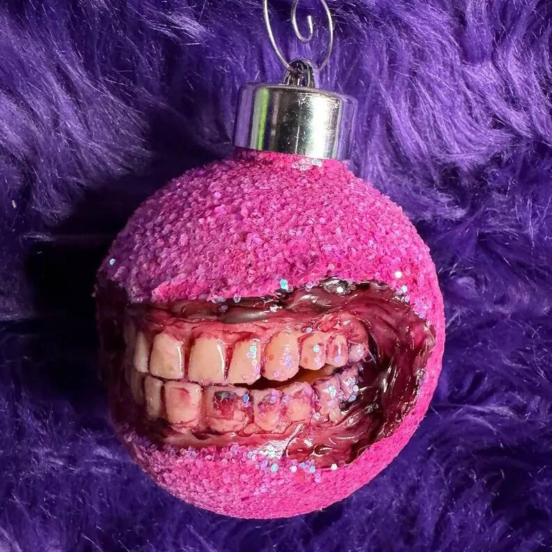 Grinning Ugly Ornament-Ugly Decorations Holiday Traditions