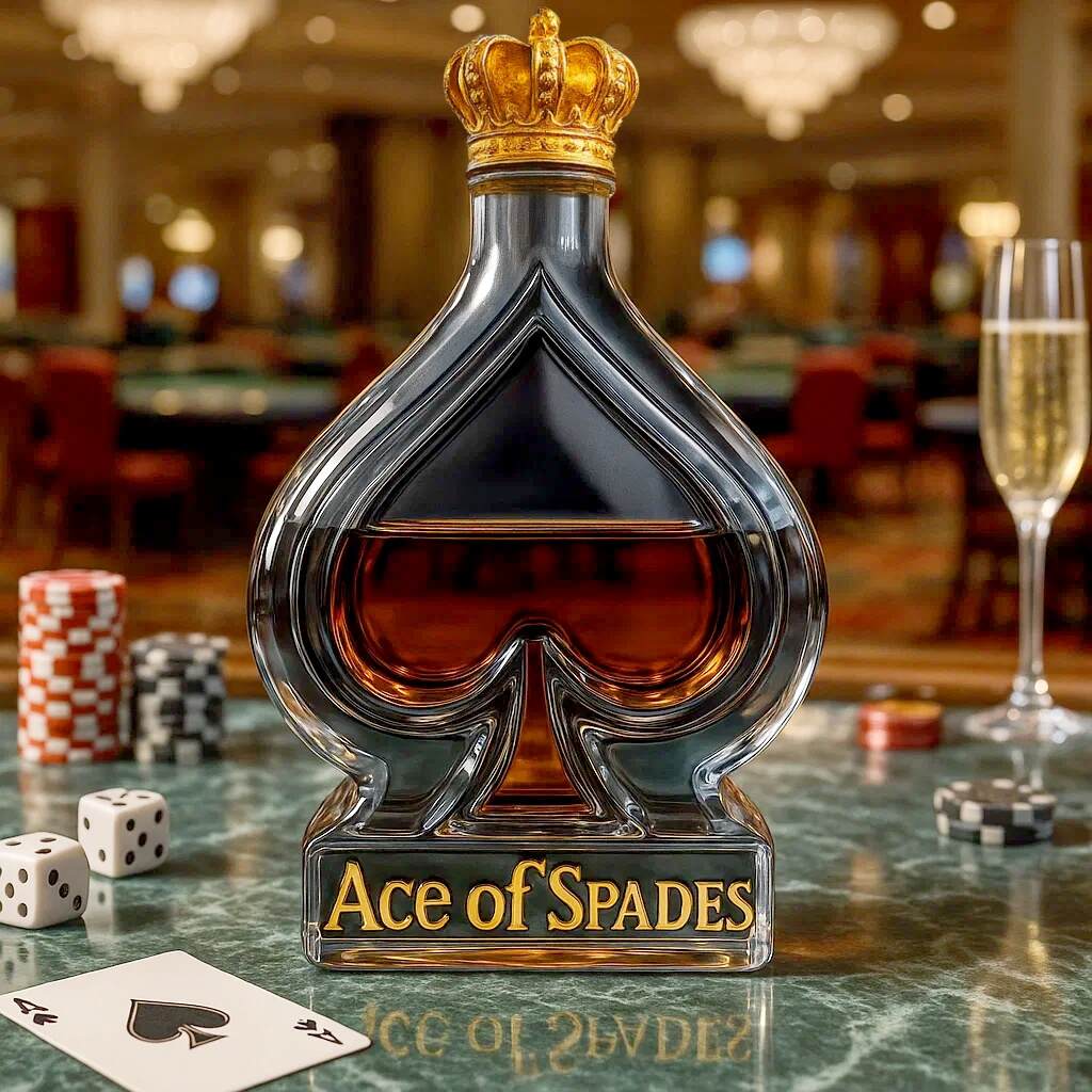 Ace of Spades Limited Edition Collector's Whiskey Bottle