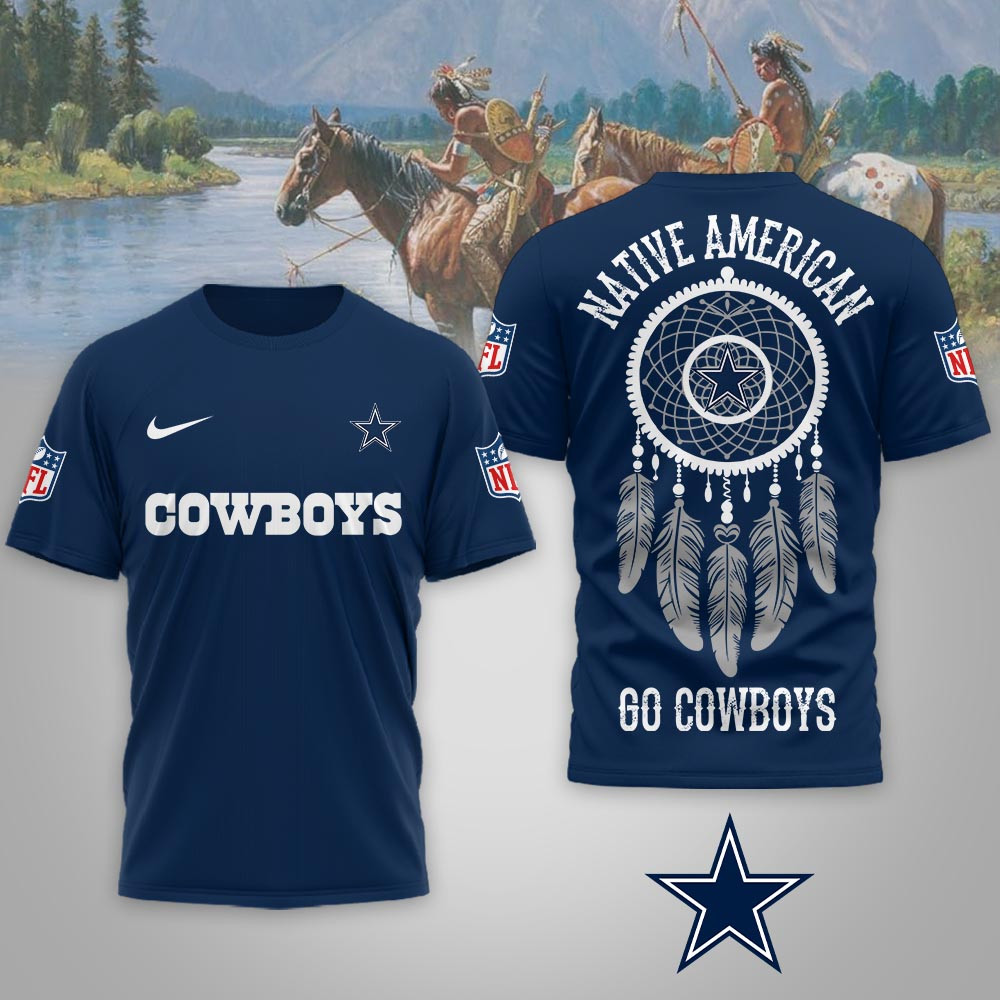 Dallas Cowboys | Premium NFL Native American 3D Shirt NP