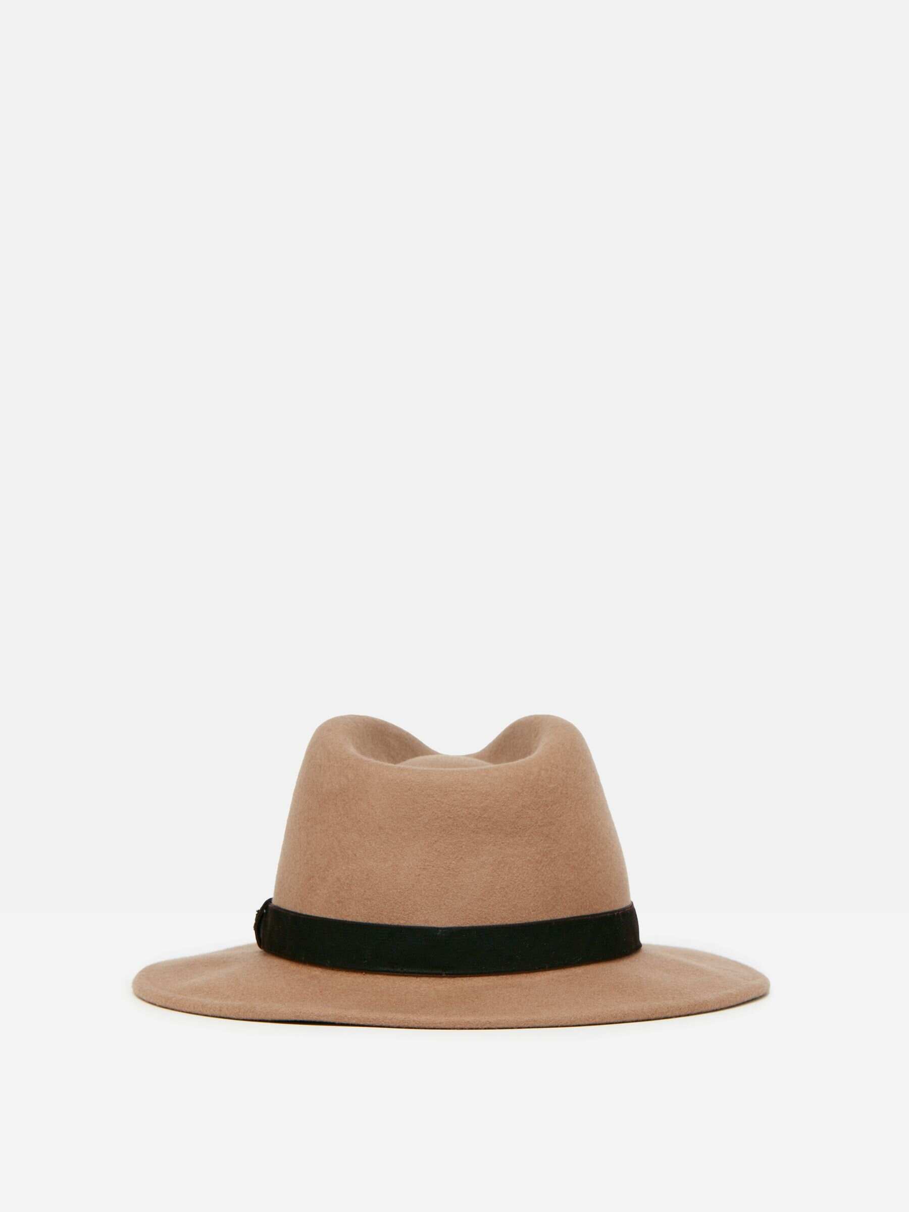 Maude Brown Wool Fedora Hat