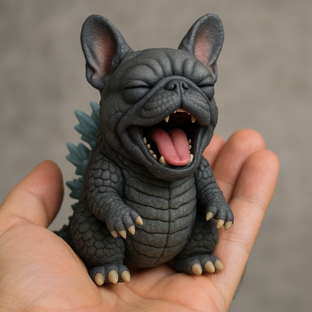 Funny Dogzilla Figure