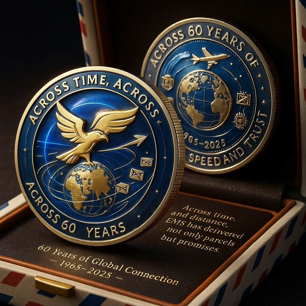 EMS 60th Anniversary Commemorative Coin (1965–2025)