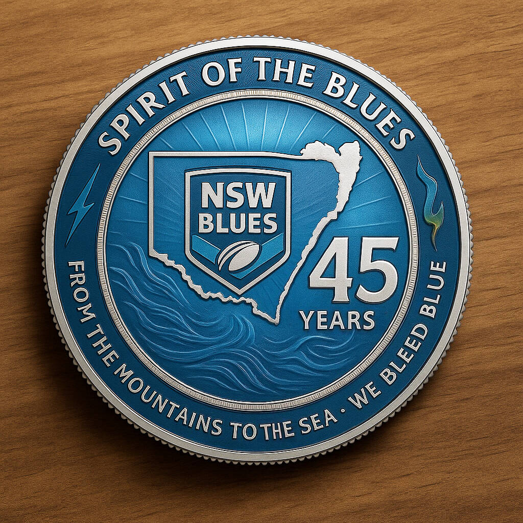 New South Wales Blues 45 YEARS Commemorative Coin